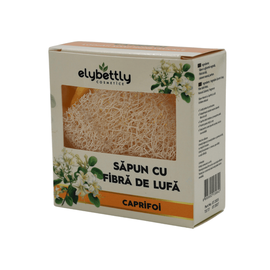 Săpun cu fibre de lufă caprifoi