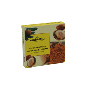 Săpun Natural cu Unt de Shea și Curcuma