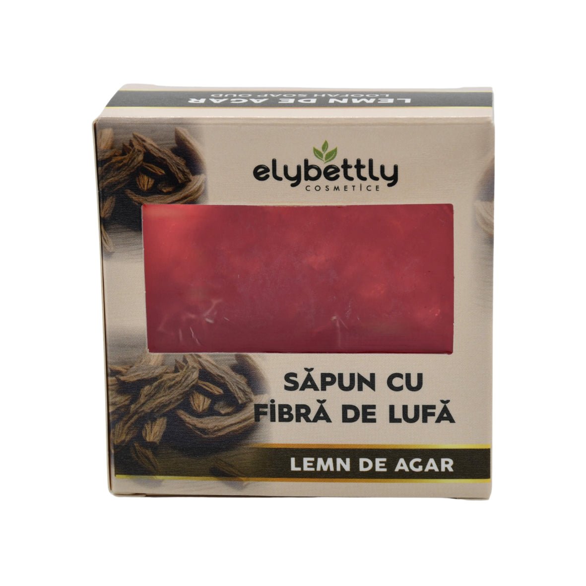 Săpun cu fibre de lufă lemn de agar