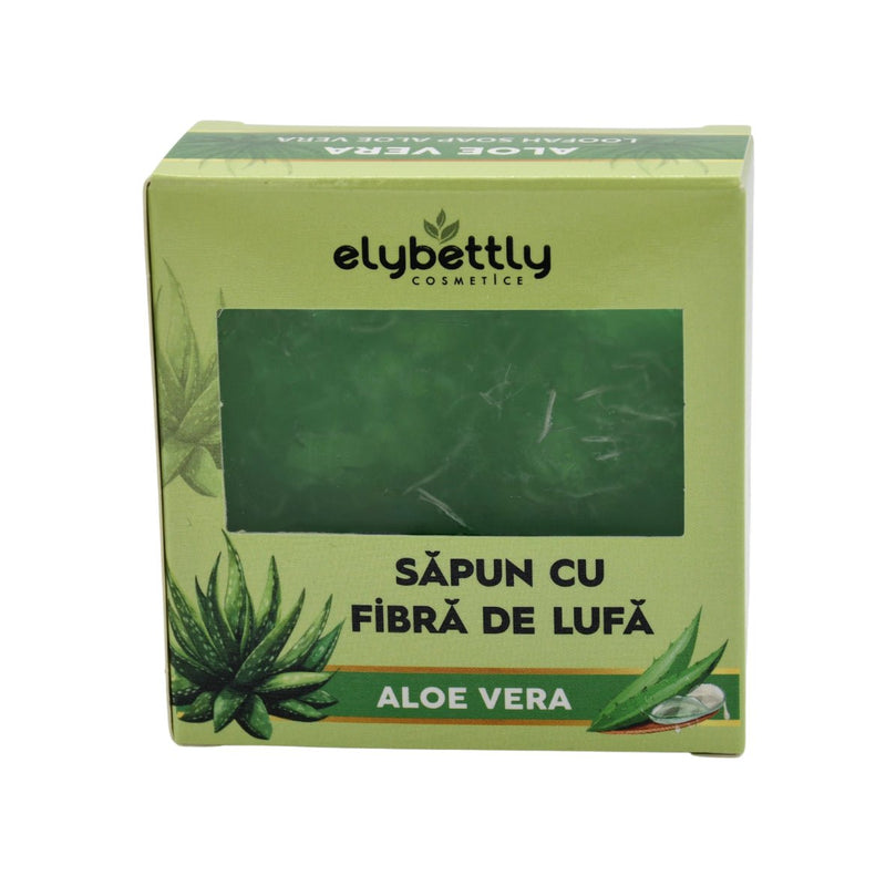 Săpun cu fibre de lufă aloe vera