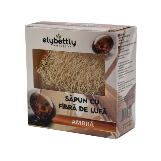 Săpun cu fibre de lufă ambră