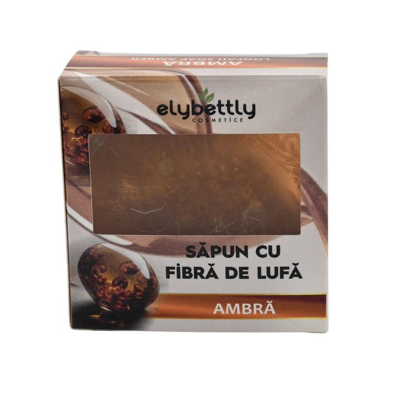 Săpun cu fibre de lufă ambră