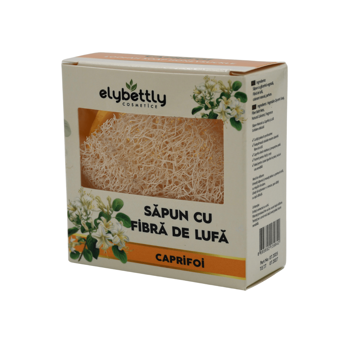 Săpun cu fibre de lufă caprifoi