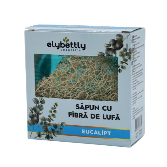 Săpun cu fibre de lufă eucalipt