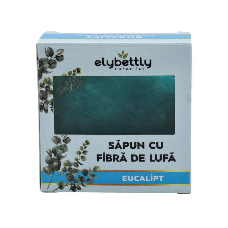 Săpun cu fibre de lufă eucalipt