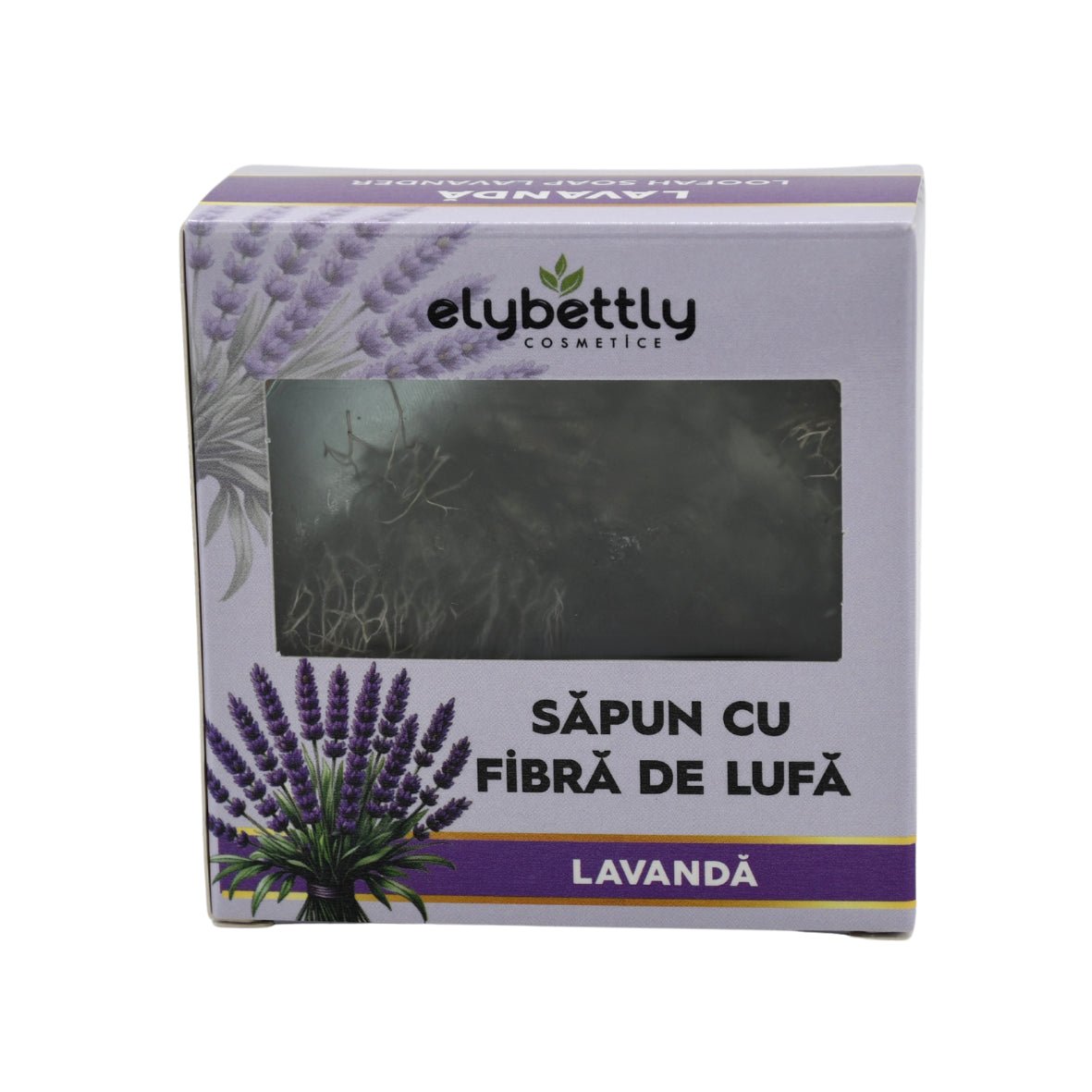 Săpun cu fibre de lufă lavandă