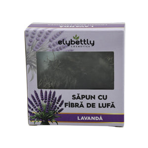 Săpun cu fibre de lufă lavandă