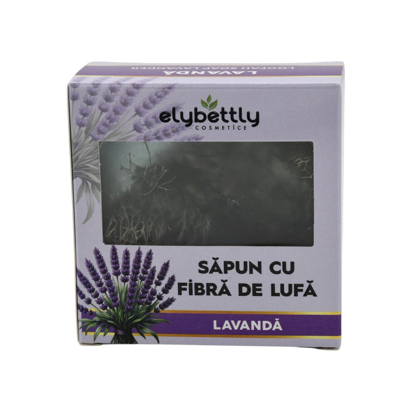 Săpun cu fibre de lufă lavandă