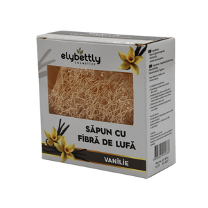Săpun cu fibre de lufă vanilie
